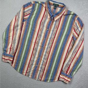 Polo Ralph Lauren western pearl‎ snap shirt